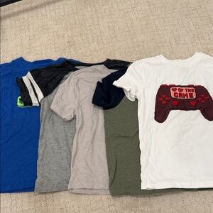 Kids Short Sleeve Tee Bundle - Mixed Colors set of 5